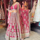 Rani Pink Heavy Zari Embroidered Designer Lehenga Set