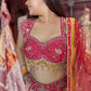 Grand Multihued Panelled Lehenga with Beadwork & Heritage Motifs