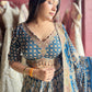 Royal Blue Heavy Zari Embroidered Designer Lehenga Set
