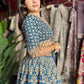 Royal Blue Heavy Zari Embroidered Designer Lehenga Set