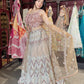 Blush Rose Gold Geometric Embroidered Designer Lehenga Set