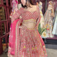 Royal Red Heavy Embroidered Bridal Lehenga with Net Dupatta