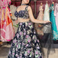 Black Floral Embroidered Designer Lehenga Choli with Dupatta
