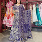 Royal Purple Heavy Zari Embroidered Lehenga Set