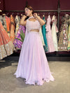Grand Designer Blush Pink Lehenga with Beaded Choli