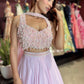 Grand Designer Blush Pink Lehenga with Beaded Choli