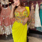 Designer Ready-to-Wear Drape Saree with Hand-Embellished Blouse