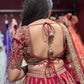 Red Bridal Lehenga Choli with Heavy Gold Zari & Traditional Work