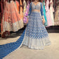 Grand Embroidered Lehenga Set with Zari & Beadwork Detailing