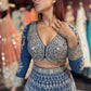 Grand Embroidered Lehenga Set with Zari & Beadwork Detailing