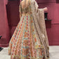 Designer Lehenga with Heavy Sequins & Thread and Beige Dupatta