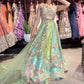 Embroidered Lehenga with Sheer Dupatta Traditional Craftsmanship