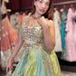 Embroidered Lehenga with Sheer Dupatta Traditional Craftsmanship