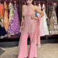 Sharara Set with Mirror Work Kurti & Dupatta Designer Festive Wear