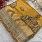 Yellow Colour Gajraj Maharani Saree With zari border