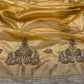 Yellow Colour Gajraj Maharani Saree With zari border