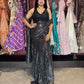 Ready-to-Wear Drape Saree with Embellished Blouse Party Wear Saree