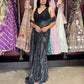 Ready-to-Wear Drape Saree with Embellished Blouse Party Wear Saree