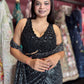 Ready-to-Wear Drape Saree with Embellished Blouse Party Wear Saree
