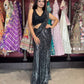 Ready-to-Wear Drape Saree with Embellished Blouse Party Wear Saree