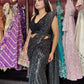 Ready-to-Wear Drape Saree with Embellished Blouse Party Wear Saree