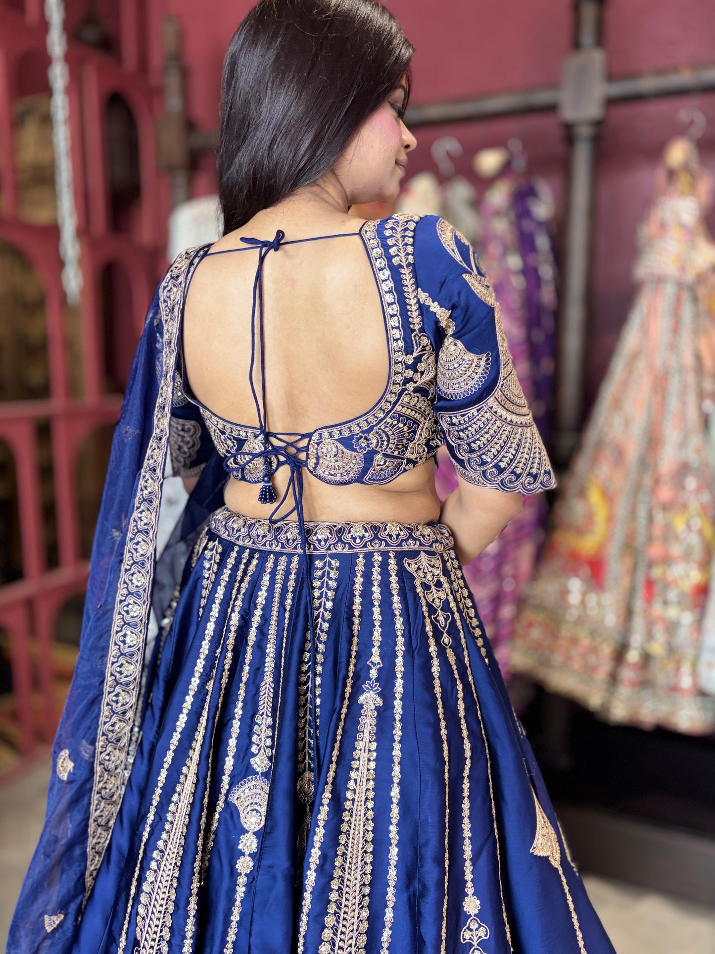 Designer Embroidered Lehenga Choli with Dupatta Bridal & Wedding Wear