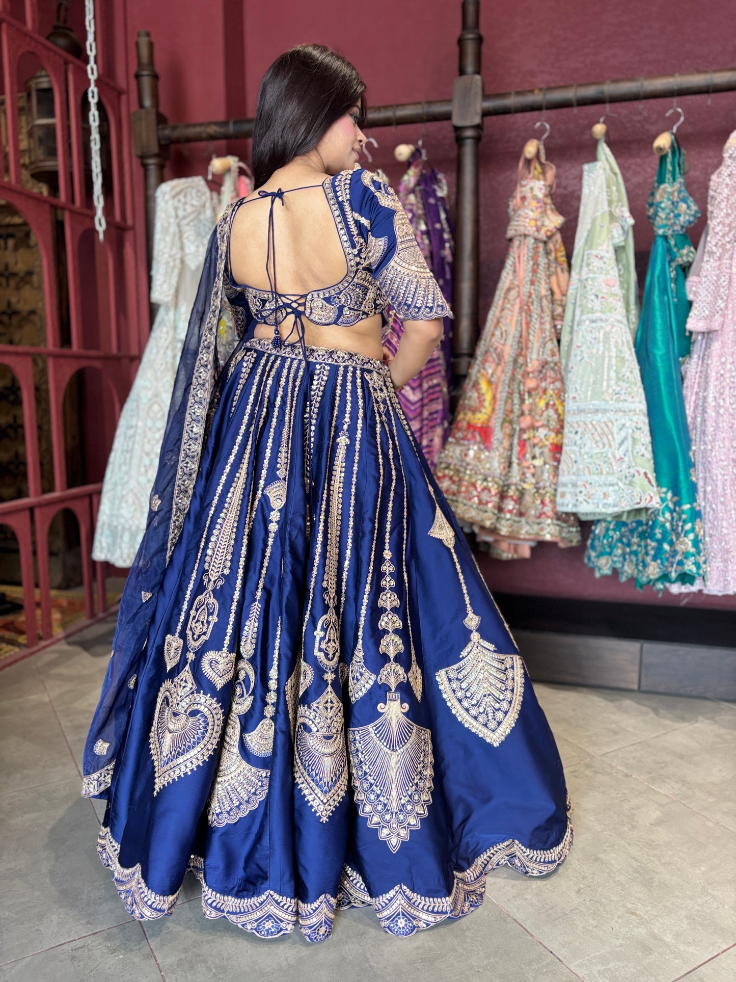 Designer Embroidered Lehenga Choli with Dupatta Bridal & Wedding Wear