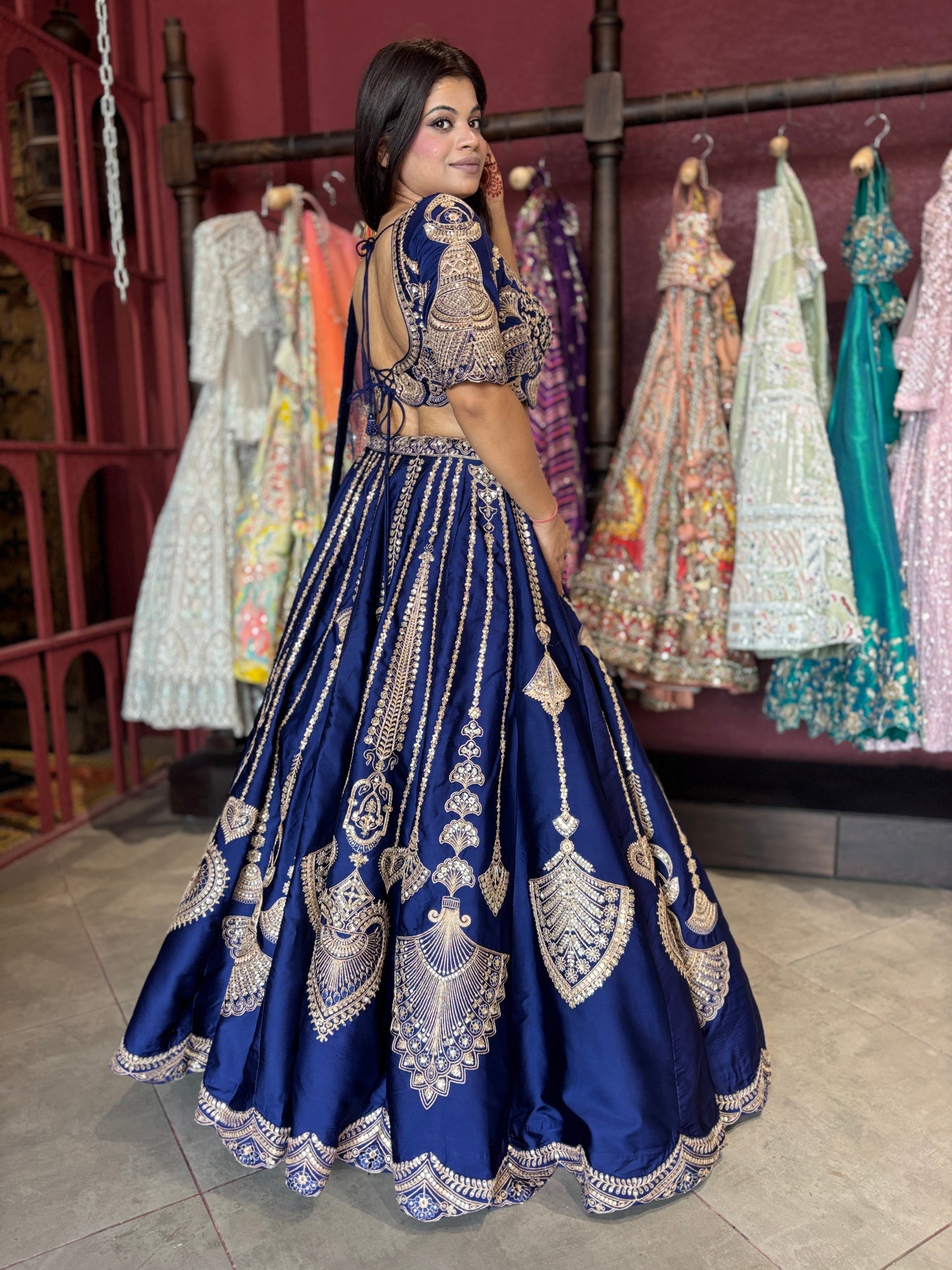 Designer Embroidered Lehenga Choli with Dupatta Bridal & Wedding Wear