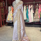 Designer Saree with Heavy Gold Embroidered Border