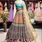 Grand Designer Printed Lehenga Choli with Sheer Dupatta