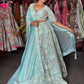 Designer Lehenga with Sequins Zari & American Diamond Work