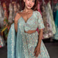 Designer Lehenga with Sequins Zari & American Diamond Work