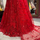 Regal Red Non Bridal Lehenga with Handcrafted Embroidery