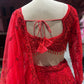 Regal Red Non Bridal Lehenga with Handcrafted Embroidery