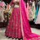 Rani Pink Royal Heritage Embroidered Lehenga With Designer Blouse