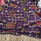 Grand Designer Royal Purple Saree with Elephant Motifs