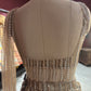 Designer Shimmering Drape Saree with Beaded Elegance