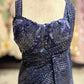 Midnight Navy Blue Sequin Saree – Glamorous Party & Evening Wear