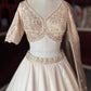 Ivory Champagne Embroidered Lehenga Elegant Bridal & Wedding Ensemble