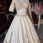 Ivory Champagne Embroidered Lehenga Elegant Bridal & Wedding Ensemble