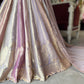 Multicolour Gold Banarasi Lehenga with Embellished Blouse & Dupatta