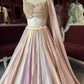Multicolour Gold Banarasi Lehenga with Embellished Blouse & Dupatta