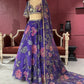 Grand Designer Floral Print Lehenga With Designer Blouse