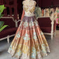 Copper Bronze Mirror Work Lehenga with Designer Blouse & Dupatta