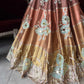 Copper Bronze Mirror Work Lehenga with Designer Blouse & Dupatta