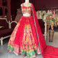 Royal Rajasthani Motif Lehenga with Embroidered Blouse & Dupatta