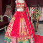 Royal Rajasthani Motif Lehenga with Embroidered Blouse & Dupatta