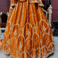 Orange Colour Silk Designer Lehenga With Jacket