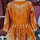 Orange Colour Silk Designer Lehenga With Jacket