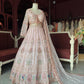 Blush Pink Embroidered Lehenga with Embellished Net Dupatta